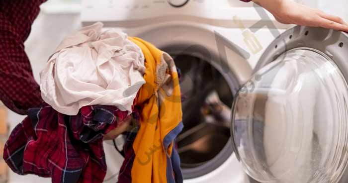ریختن لباس بیش از حد در لباسشویی