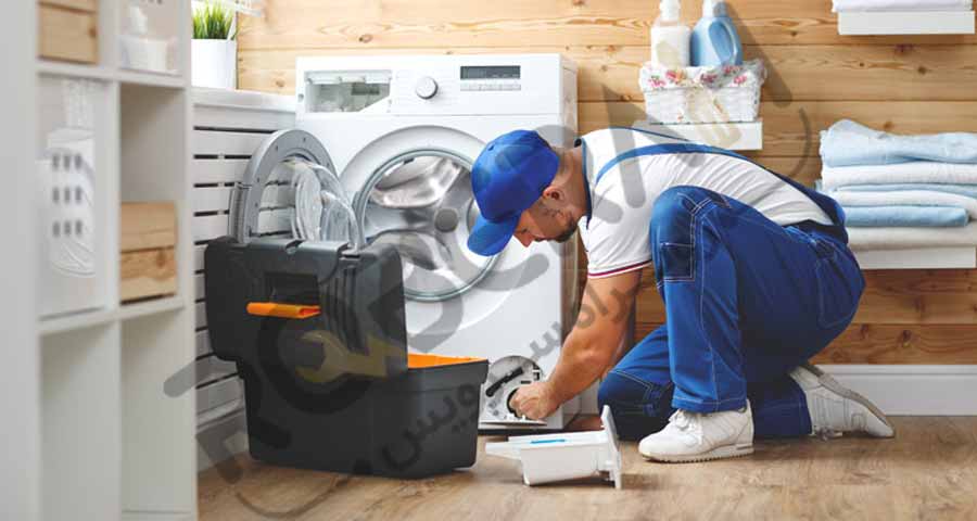 آموزش تعویض پمپ تخلیه ماشین لباسشویی